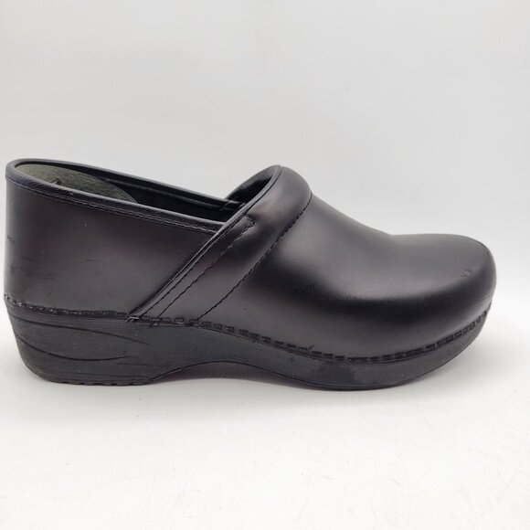 Dansko XP 2.0 Clogs Black Leather Comfort Shoes Arch Support Womens 41 (10.5-11) - Picture 3 of 15